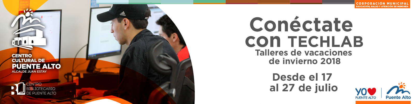 Estas vacaciones de invierno, conectáte con los Talleres del Techlab.